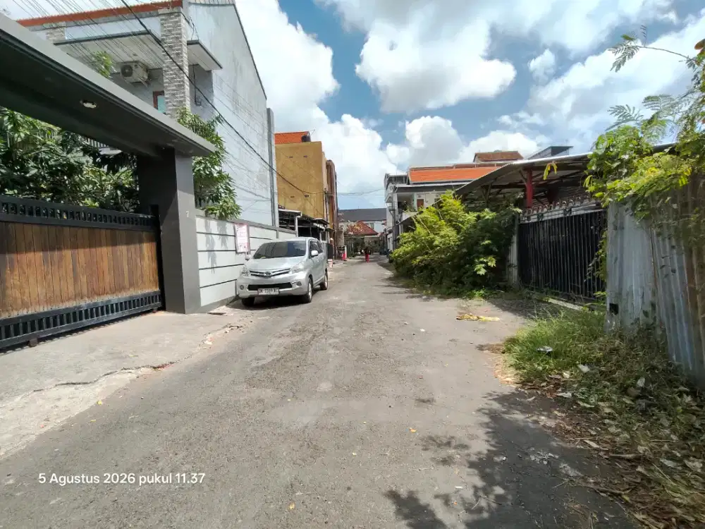 Tanah 3 are di Gelogor Carik Denpasar dekat Kuta dan Seminyak