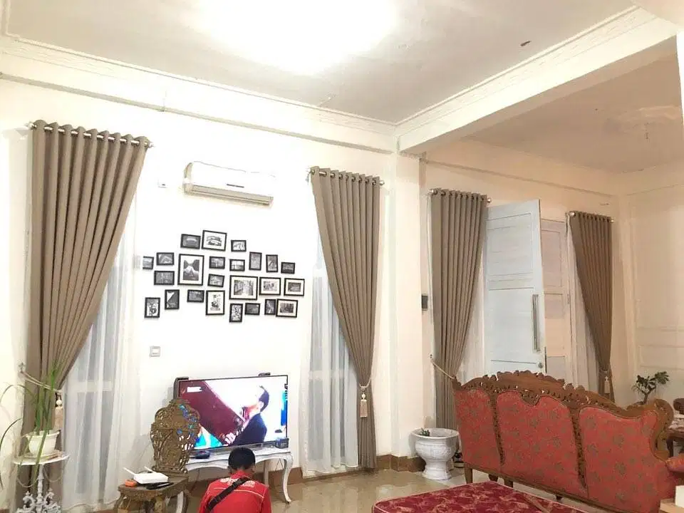 Pusat Tirai Gorden Jendela Gordyn Mewah Hordeng Model Terbaru Murah