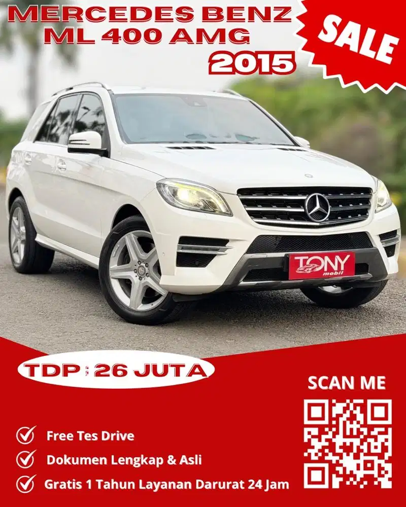 Mercedes Benz ML400 2015 Putih