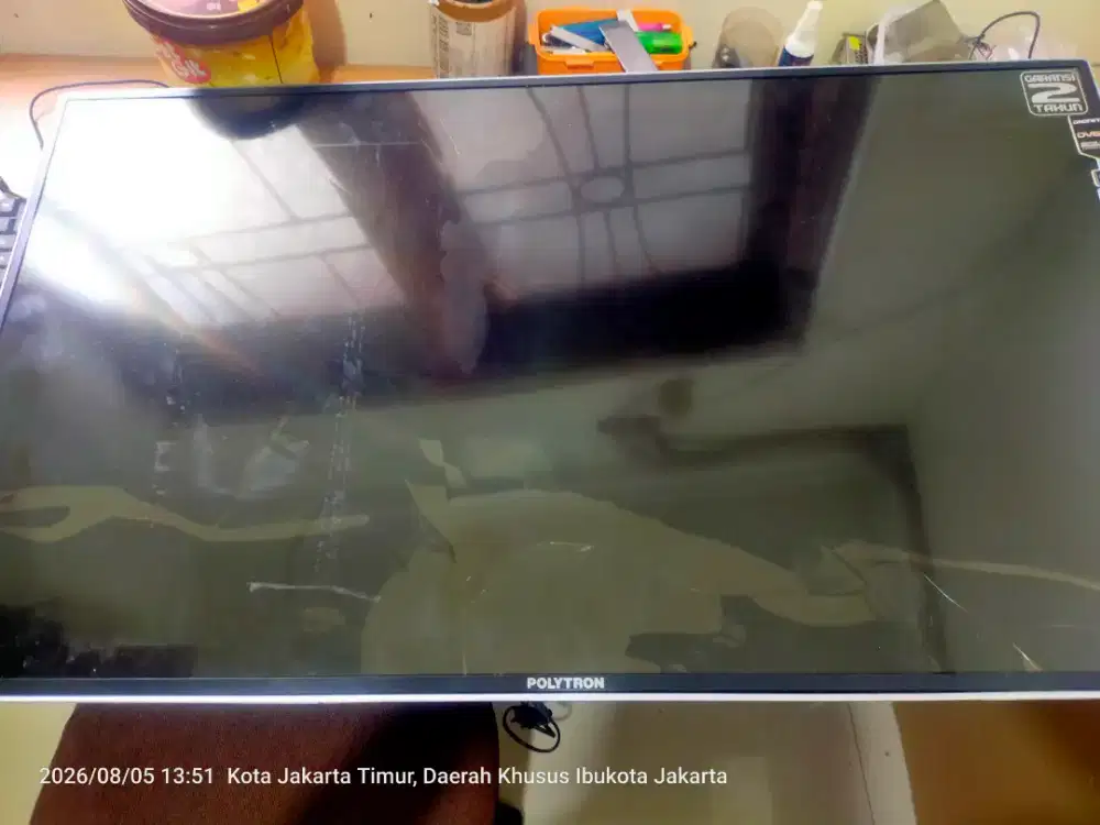 Jual tv Polytron PLD 43V863 rusak