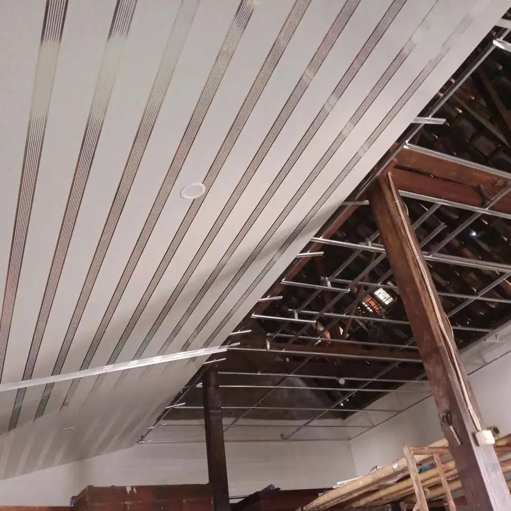 Wall Moulding Sekat Plafon Partisi PVC GRC Gypsum Jasa Tukang Pasang