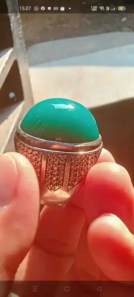 Jual Batu Bacan Ikatan Perak