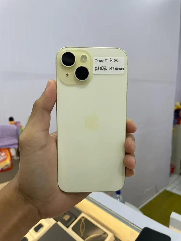 Iphone 15 Ibox yellow 128Gb BH 88% ori