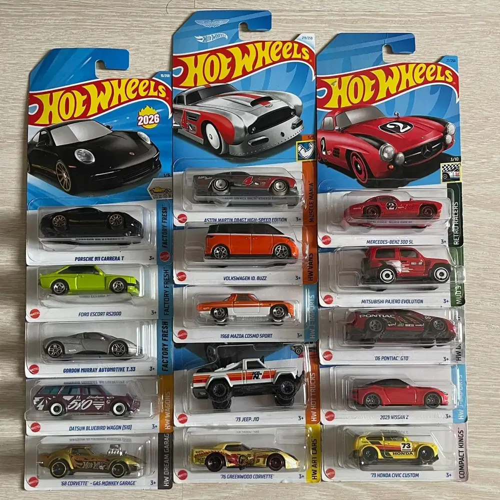 Real Cars Take All 15 Hot Wheels Basic & Silver Murah bu