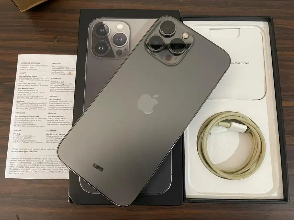 Iphone 13 pro max 256GB second ibox resmi fullset ori