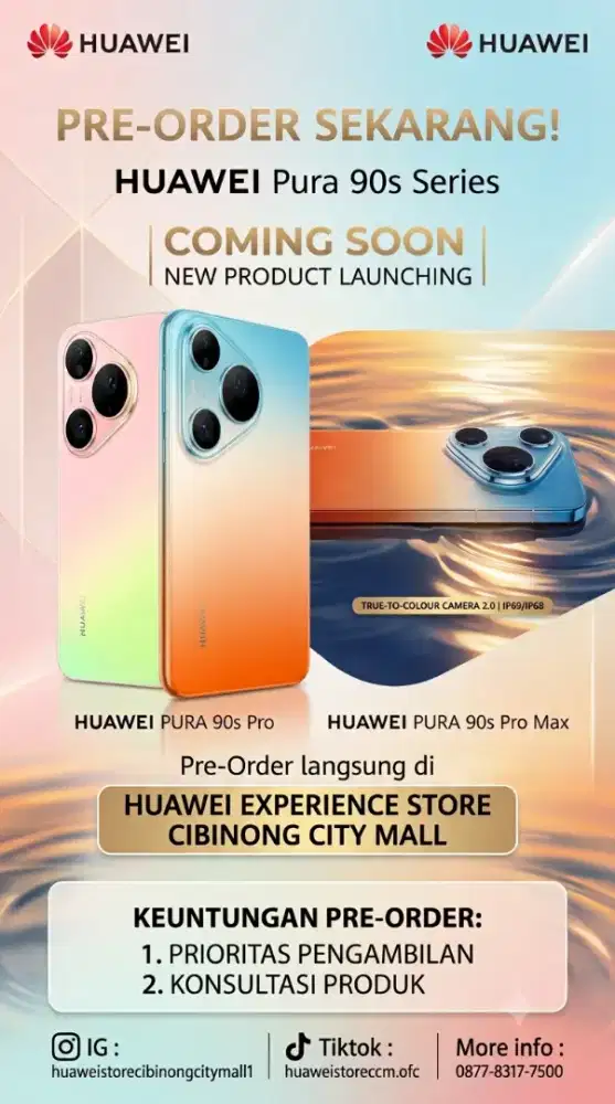 PRE ORDER HUAWEI PURA 90S SERIES