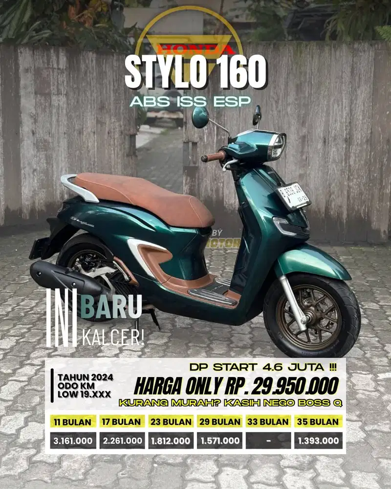 CREDIT SP MULAI 4.6 JUTA !!! HONDA STYLO 160 ABS ISS ESP 2024