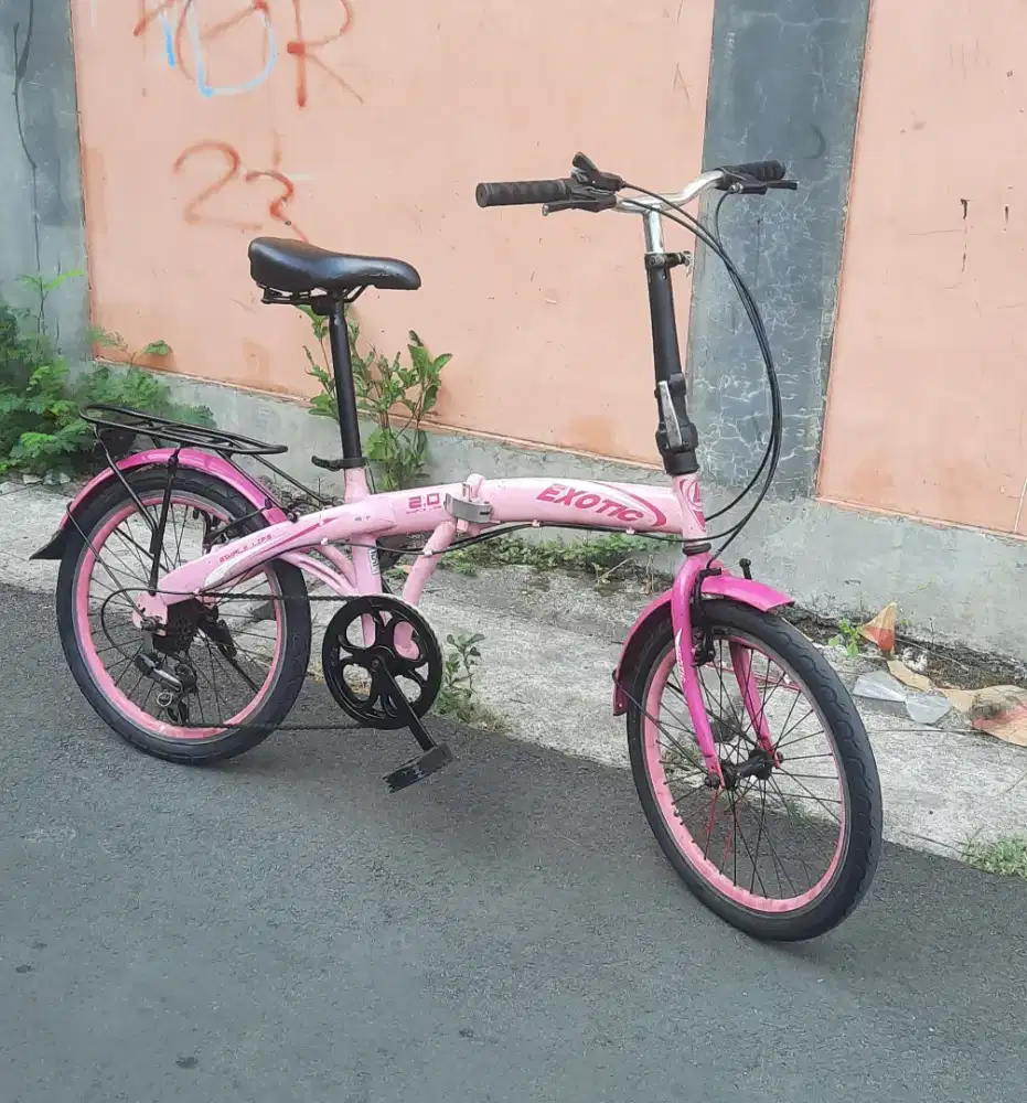 Jual sepeda lipat exotic uk 20 speed 6.