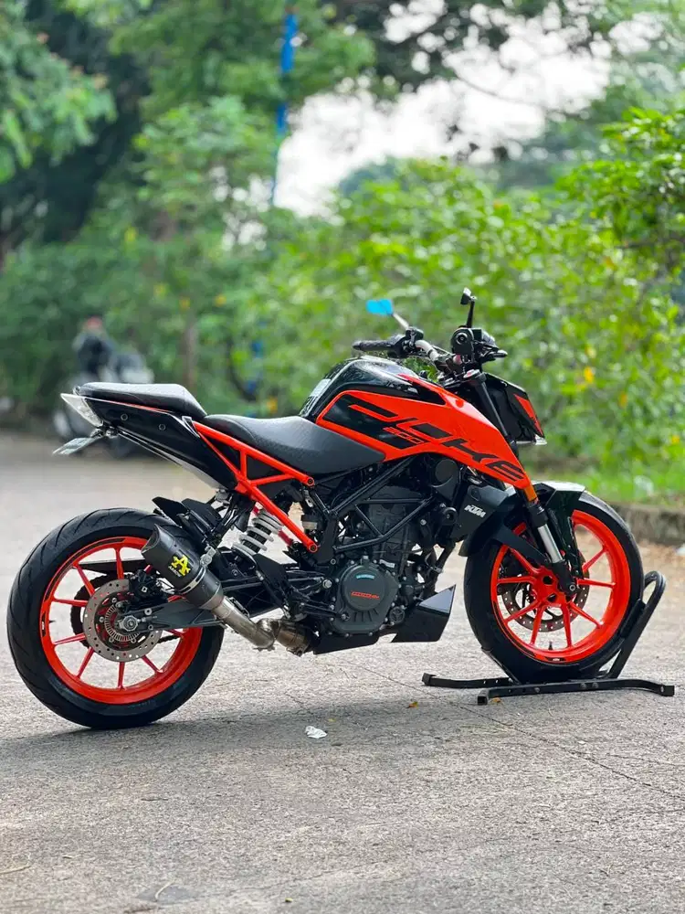 KEREN ABIS! KTM DUKE 200 ABS 2021 ORANGE KM 7K PAJAK PANJANG LIKE NEW