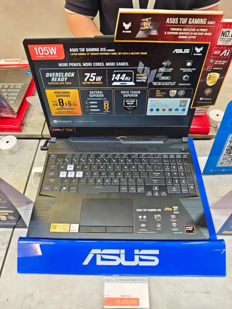 Asus TUF A15 FA506NCQ, Cicilan Bunga Bisa 0%
