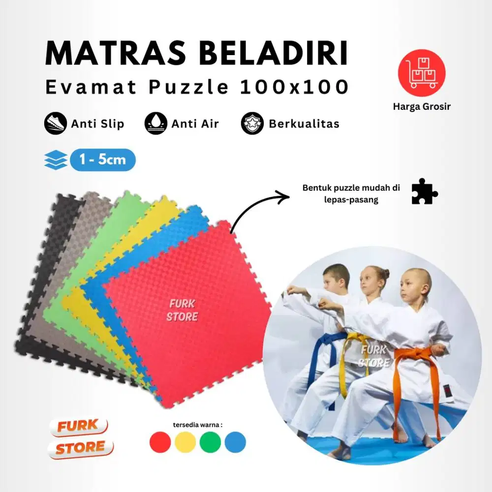 Matras Beladiri EVA04 [ANTI SLIP] – Matras Puzzle EVA 100x100 | Matras