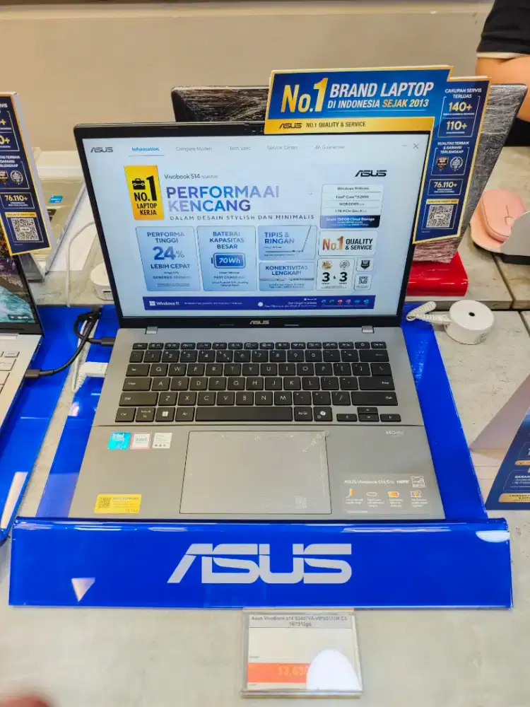 Asus Vivobook S14 S3407VA, Cicilan Bunga Bisa 0%