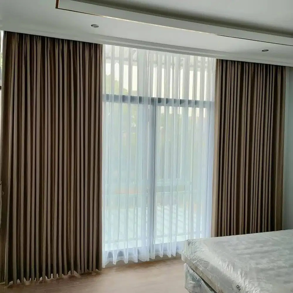 Jual gorden jendela model terbaru gorden pintu blackout gorden kantor
