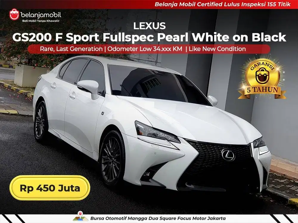 [ LOW KM 34RB ] Lexus GS200 GS 200 F-Sport F Sport Fullspec 2017/2018