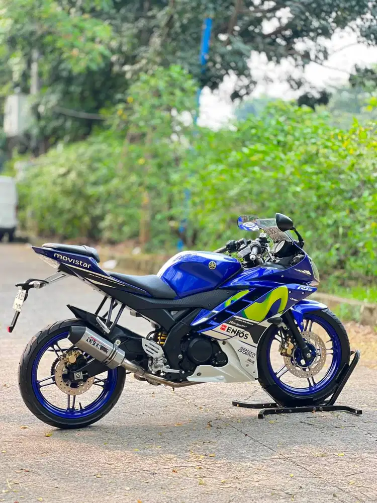 ANTI REWEL! YAMAHA R15 V2 2016 BIRU KM 1K PAJAK PANJANG SIAP RIDING