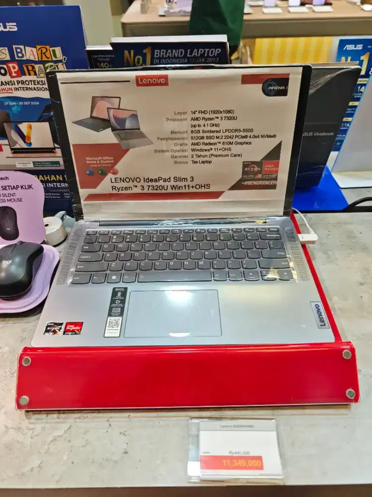 Lenovo IdeaPad Slim 3 82XN009WID, Cicilan Bunga Bisa 0%