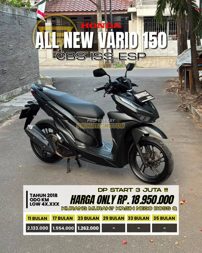 HONDA ALL NEW VARIO 150 CBS ISS ESP 2018