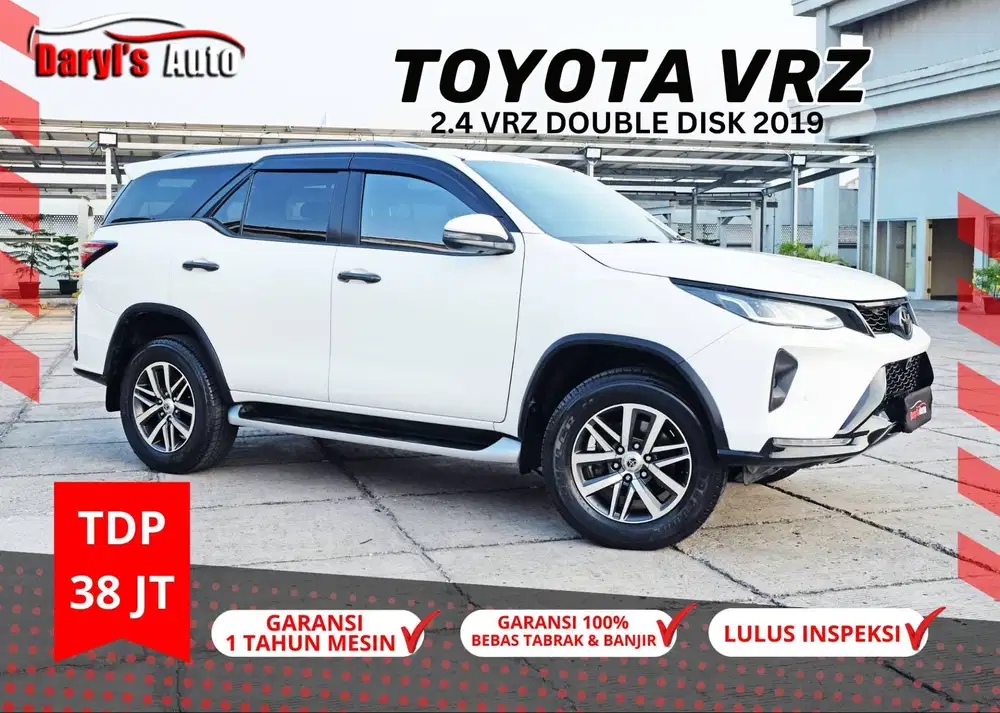 2019 Toyota Fortuner VRZ Diesel 2.4 Double disk Murah TDP 38jt