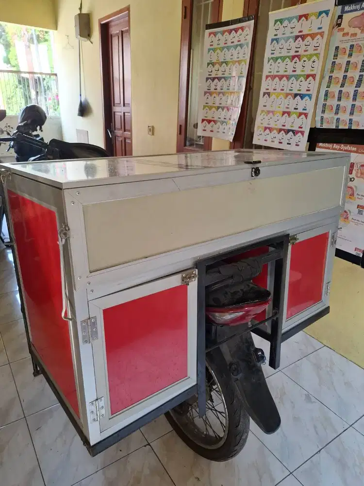 gerobak motor alumunium ACP