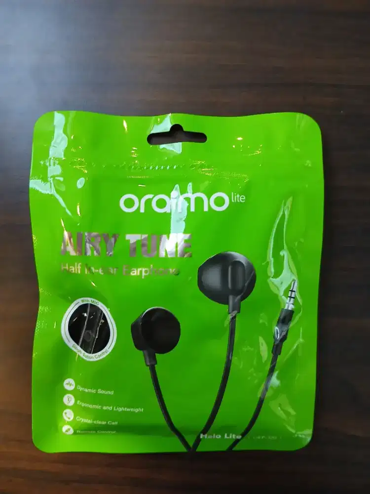 ORAIMO OEP-320 HALO LITE AIRY TUNE HALF IN-EAR EARPHONE WITH MIC