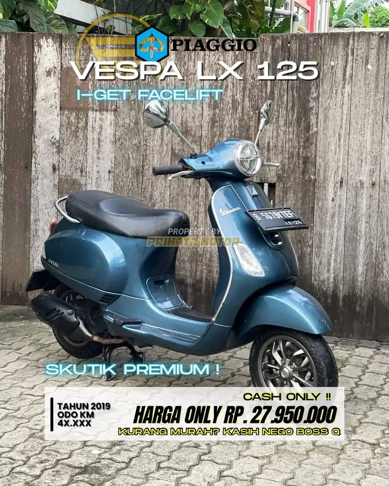 PIAGGIO VESPA LX 125 I-GET FACELIFT 2019