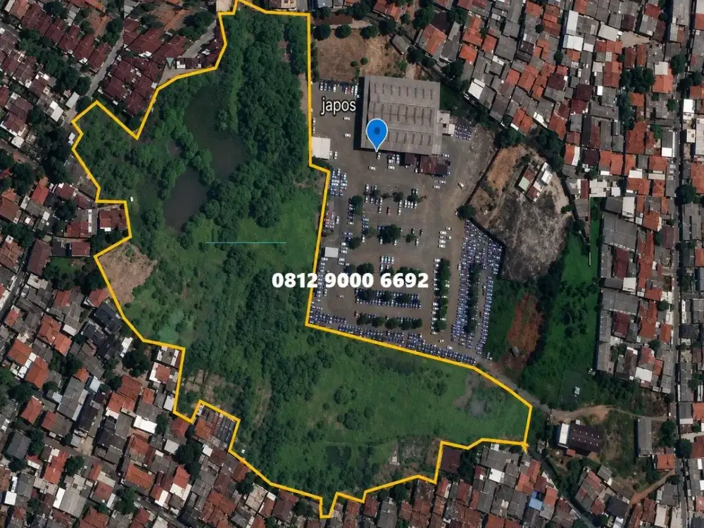 Jual Tanah Lahan 6 Hektar di Japos Paninggilan Ciledug Tangerang Banten