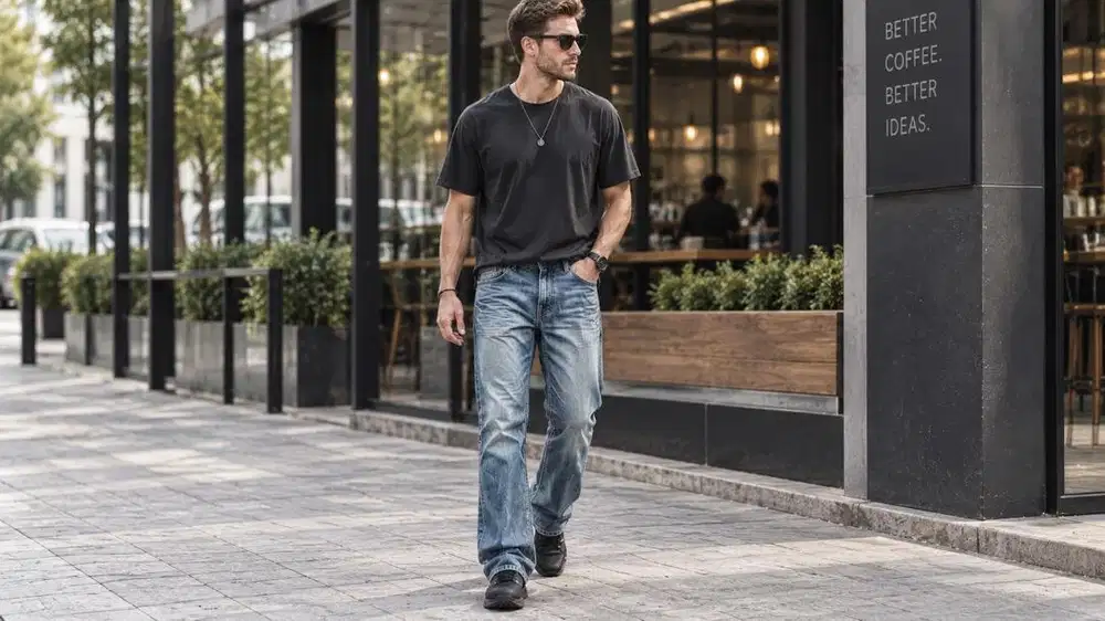 Levis Engineered Jeans Light Blue Wash