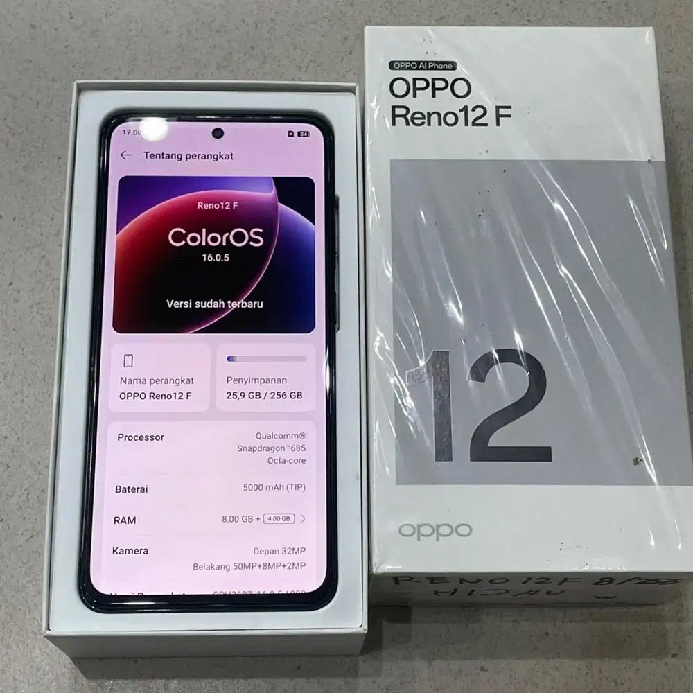 Oppo reno 12f 8/256gb