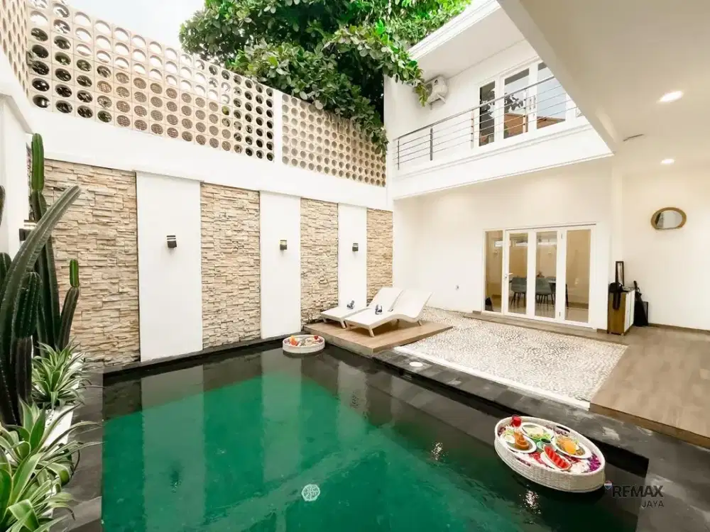 Villa Fully Furnished 3 Kamar Tidur Dijual di Canggu Tibubeneng