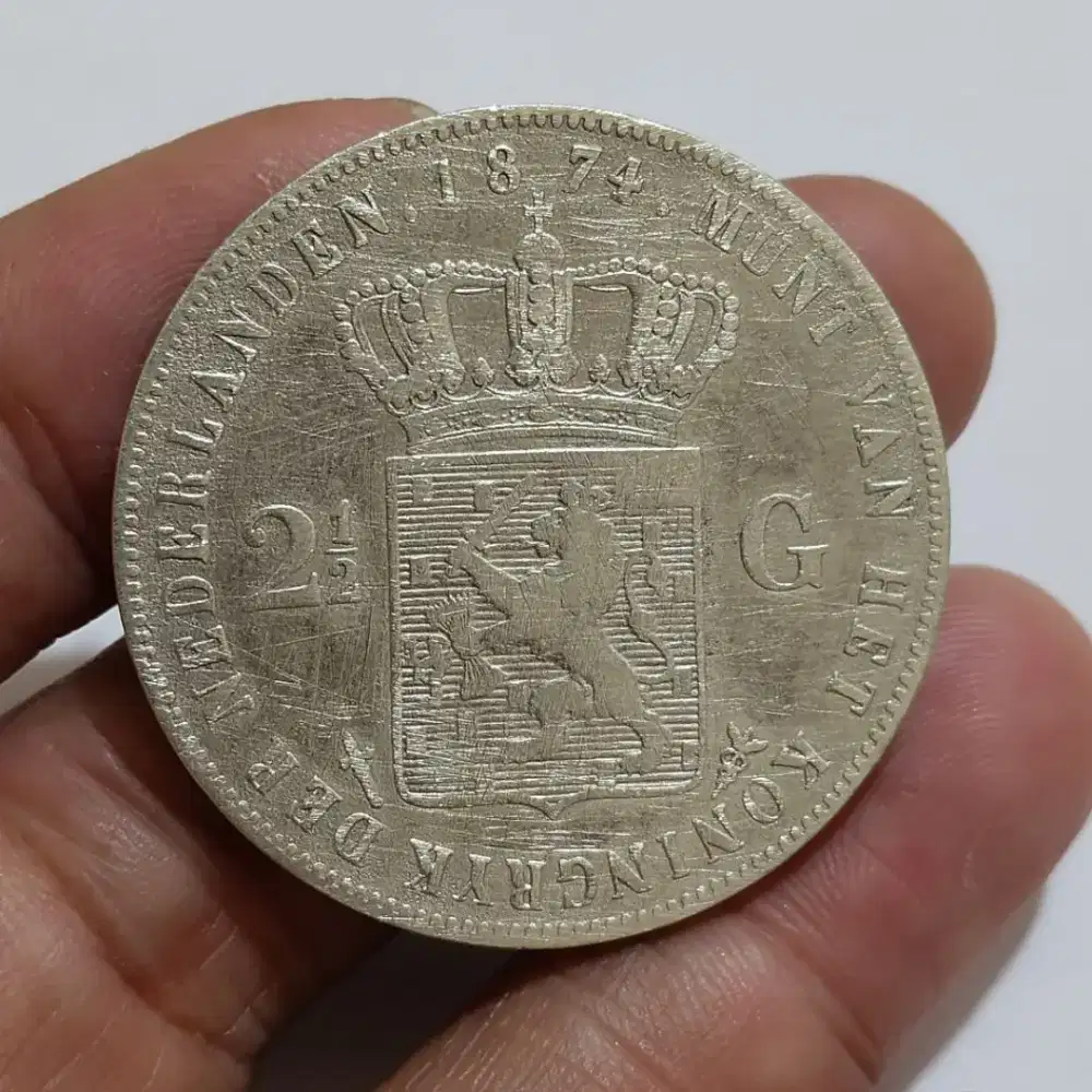 Koin gulden 1874