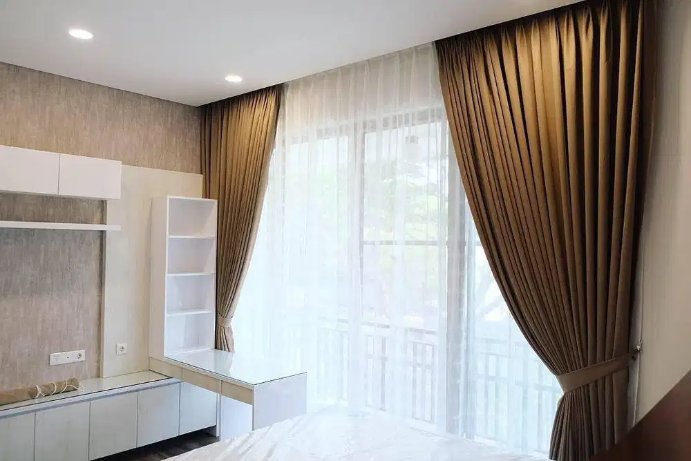 Jasa Buat gorden jendela pintu gorden blackout gordyn vitrase Gordyn