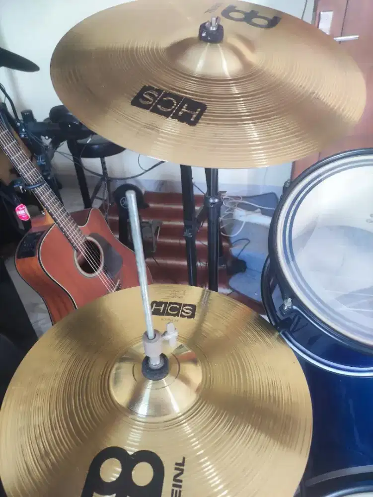 Drum Rolling Seri Seri JB-1016+Cymbal Meinl+Headdrum Evans EC2