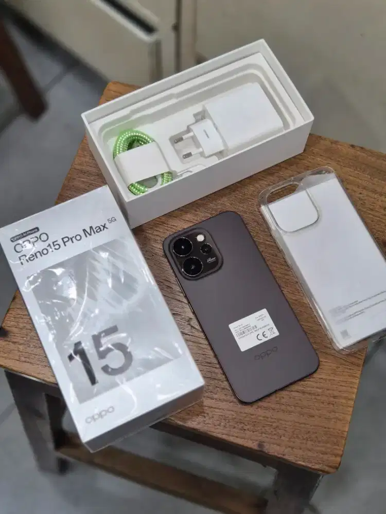 Oppo Reno 15 Promax 5G Ram 12/512Gb Garansi Resmi Likenew
