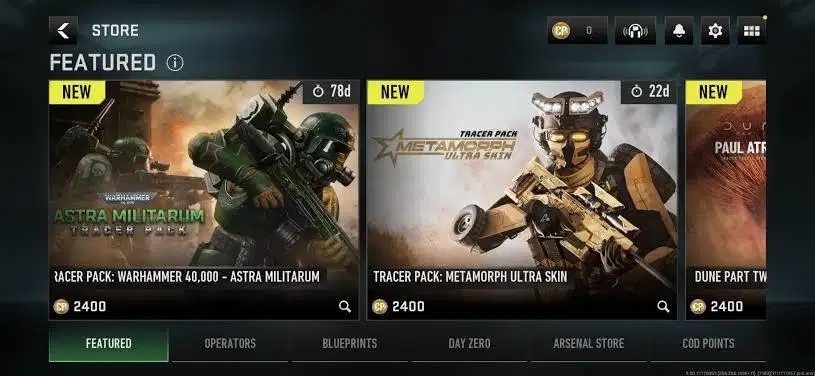 Akun ML dan Warzone