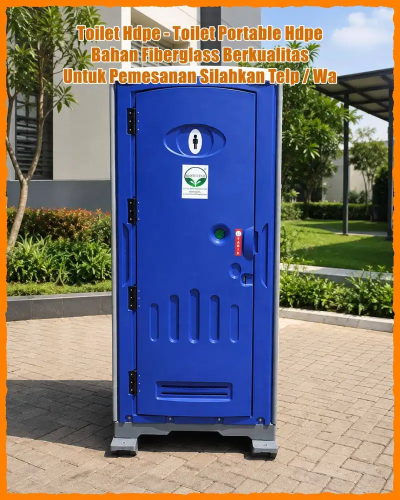 TOILET EVENT HDPE - TOILET PORTABLE - TOILET PROYEK BAHAN HDPE