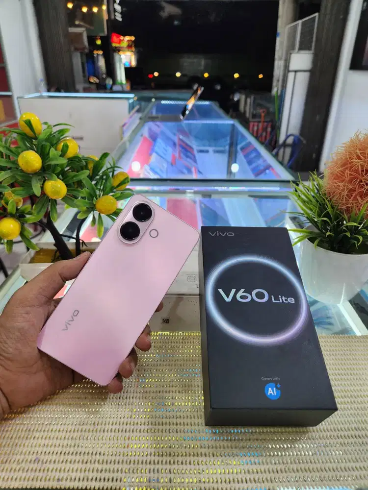 Vivo V60 Lite Ram 8+8Gb/ 256Gb Fullset Mulus Like New Original 100%