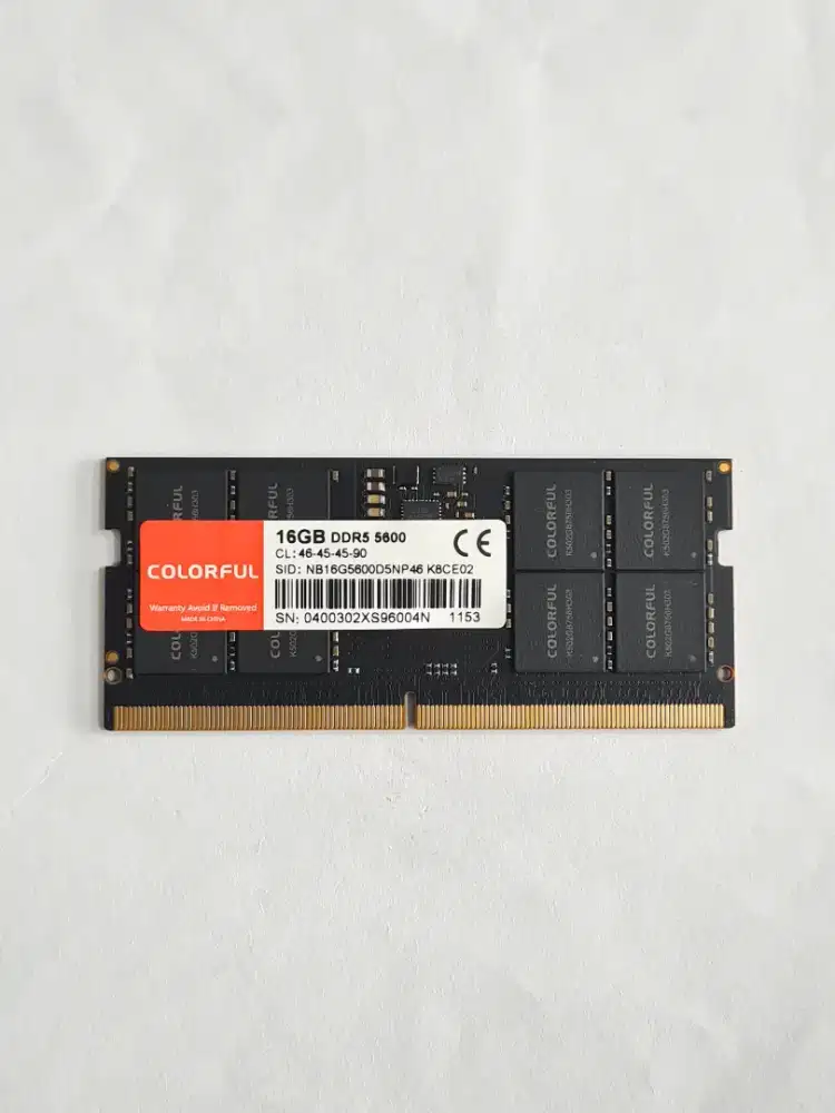 RAM 8GB RAM 16GB COLORFUL DDR5 5600 SODIMM
