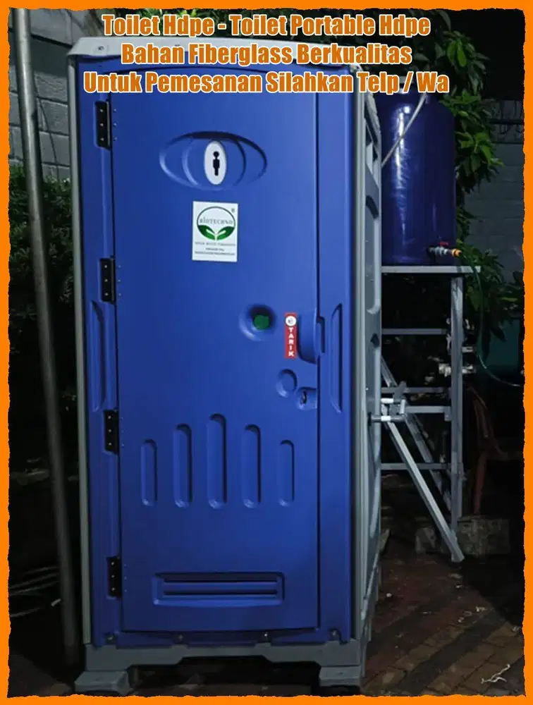 TOILET EVENT HDPE - TOILET PORTABLE - TOILET PROYEK BAHAN HDPE