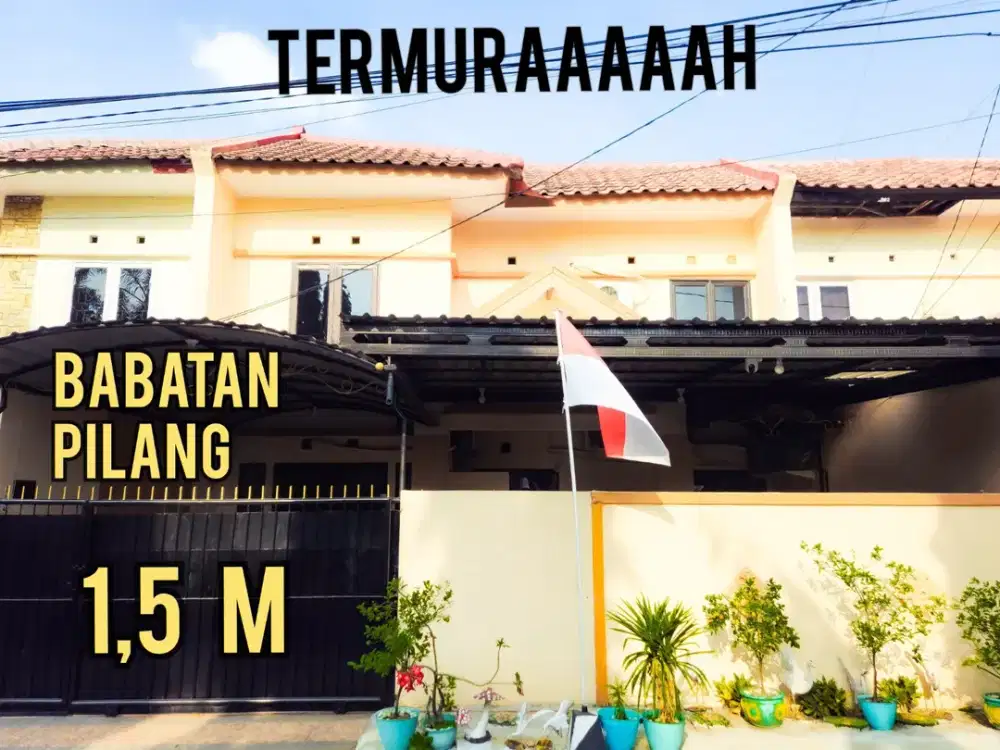 SIAP HUNI RUMAH MODERN MINIMALIS BABATAN PILANG WIYUNG SURABAYA BARAT. DEKAT BABATAN PRATAMA, BABATAN WIYUNG, ROYAL RESIDENCE, TAMAN PONDOK INDAH, Dsb