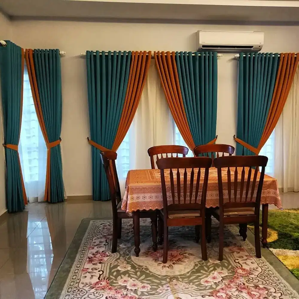 Jasa Buat gorden jendela pintu gorden blackout gordyn vitrase Gordyn