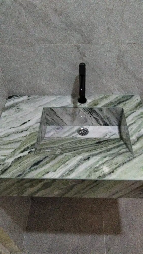 Wastafel Marmer Shangrila Jade