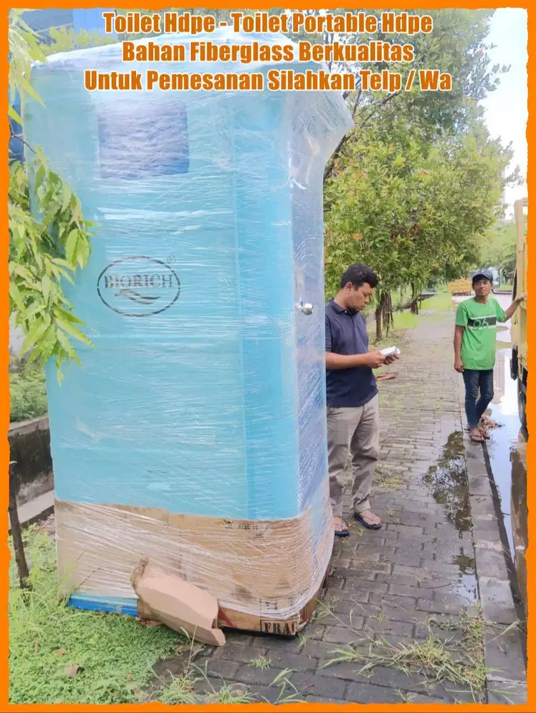 TOILET EVENT HDPE - TOILET PORTABLE - TOILET PROYEK BAHAN HDPE