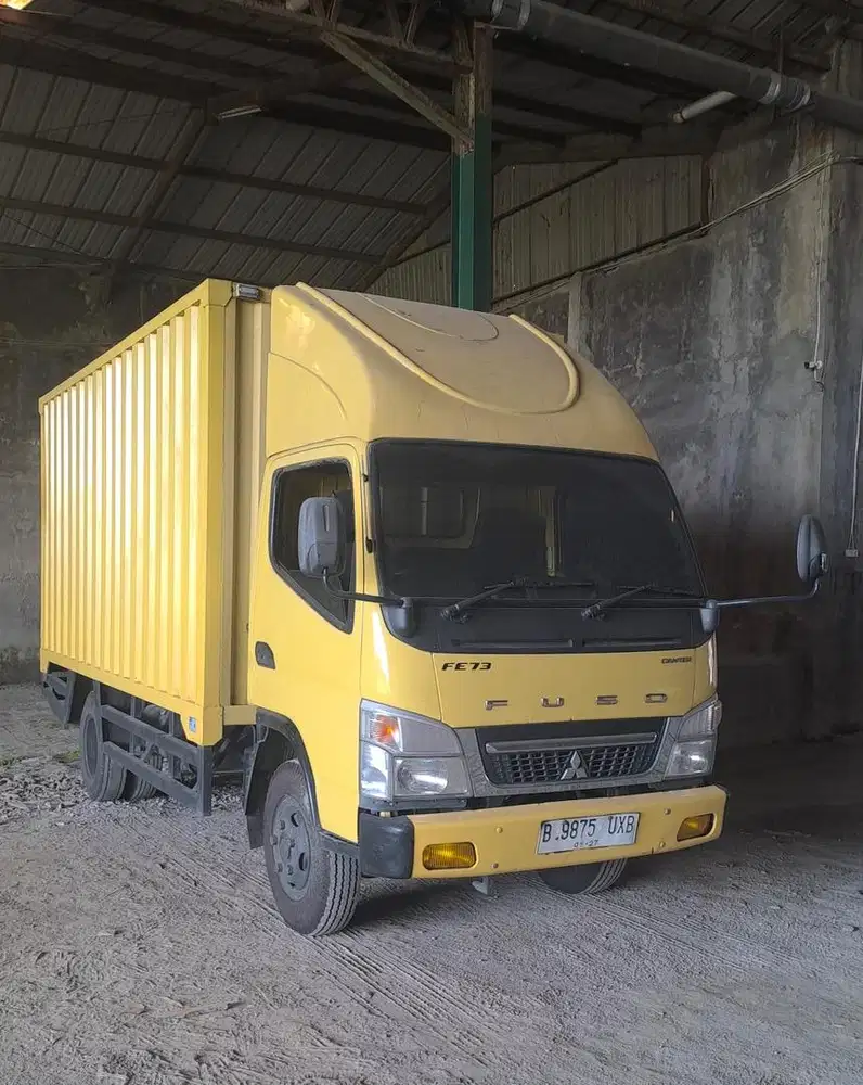 MULUSbanbaruMURAH CDD Mitsubishi Colt Diesel Canter FE73 box besi 2022