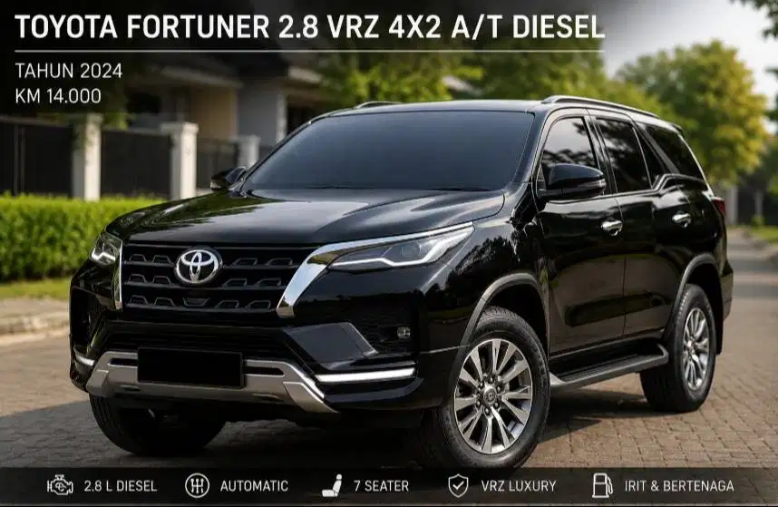FORTUNER 2.8 VRZ 4x2 A/T DIESEL Low Kil0meter