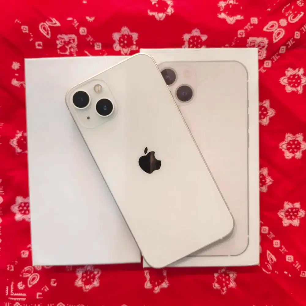 iphone 13 starlight/white
