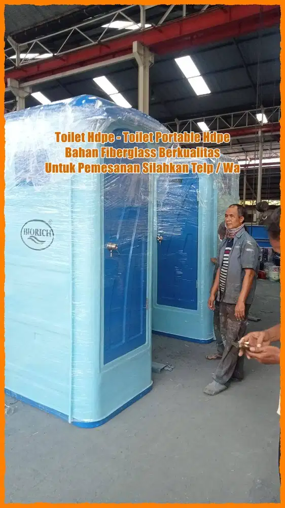 TOILET EVENT HDPE - TOILET PORTABLE - TOILET PROYEK BAHAN HDPE