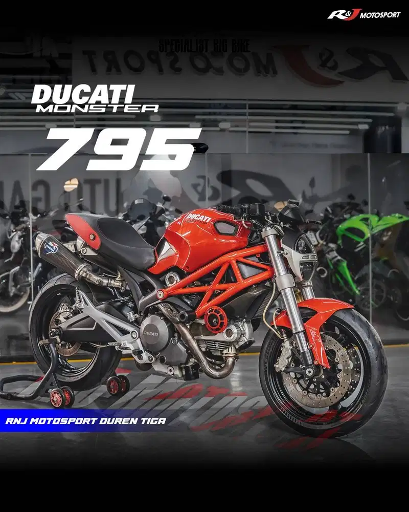 Ducati Monster 795 monster 797 Nik 2012 Km 11.000an
