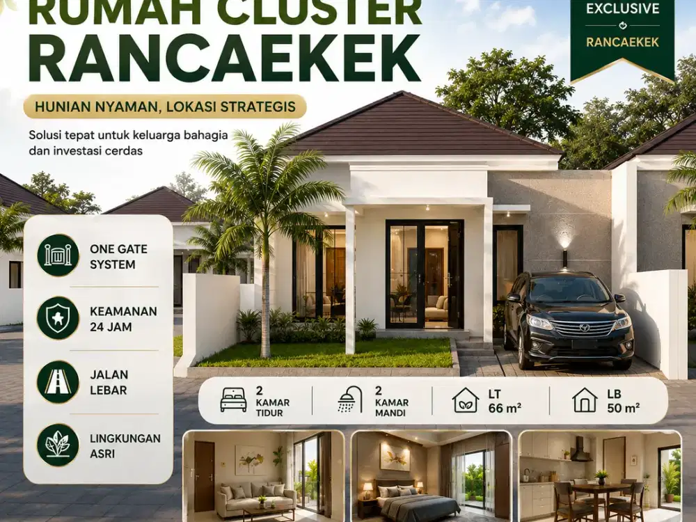 Rumah 2 Lantai Modern di Rancaekek, SHM Harga Terjangkau