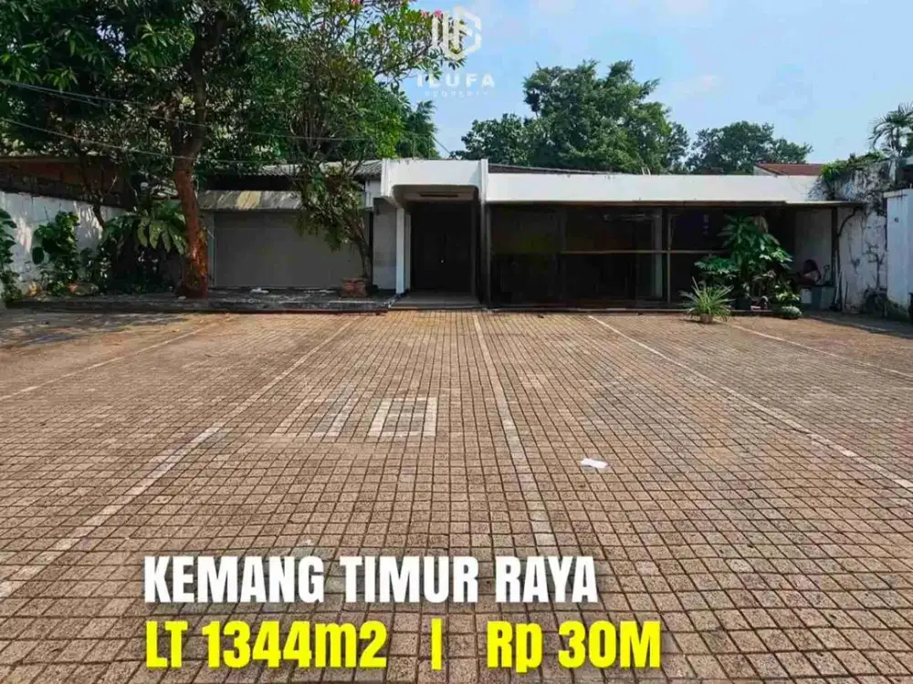 dijual dan disewakan bangunan cocok untuk usaha atau kantor bebas banjir parkiran luas lokasi sangat strategis kemang