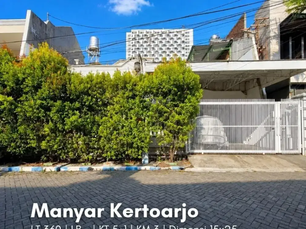 Rumah Manyar Kertoarjo STRATEGIS, SIAP HUNI